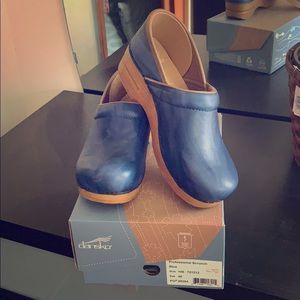 Dansko Blue Clogs